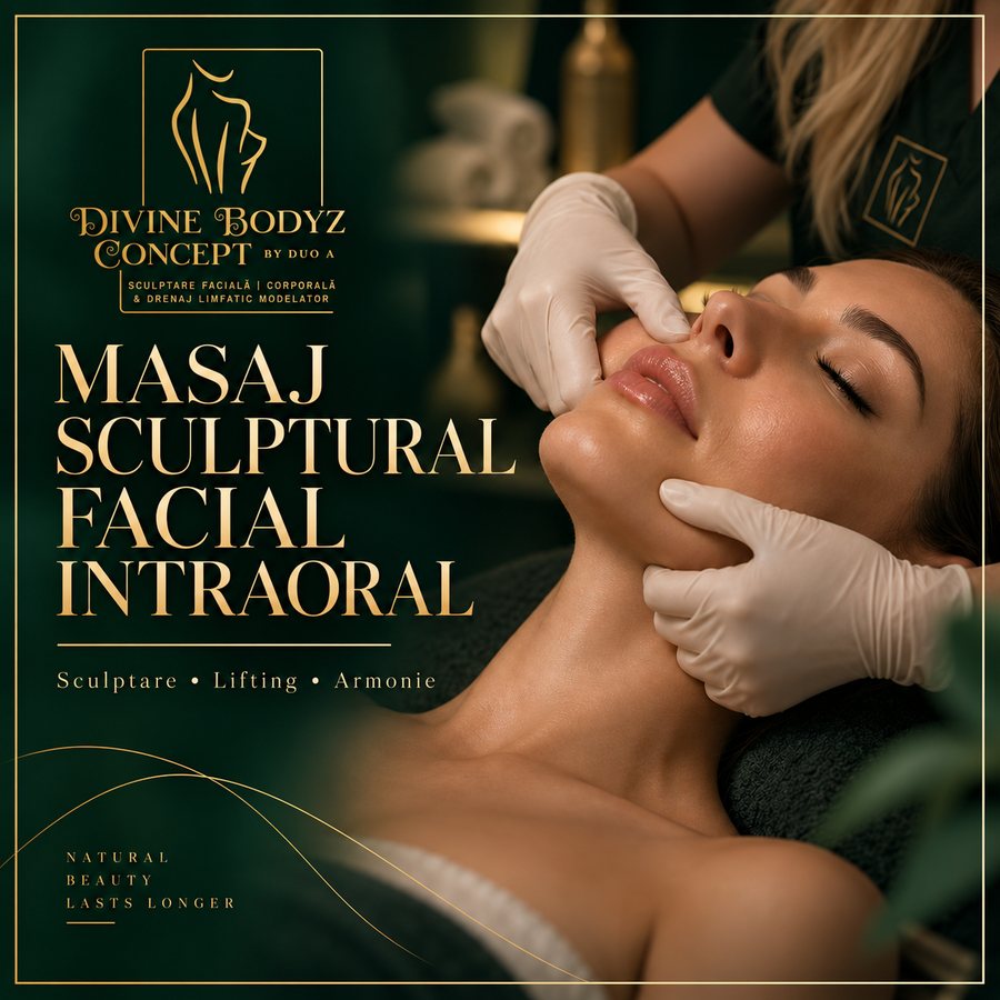 Masaj Sculptural Facial Intraoral: sculptare, lifting, armonie