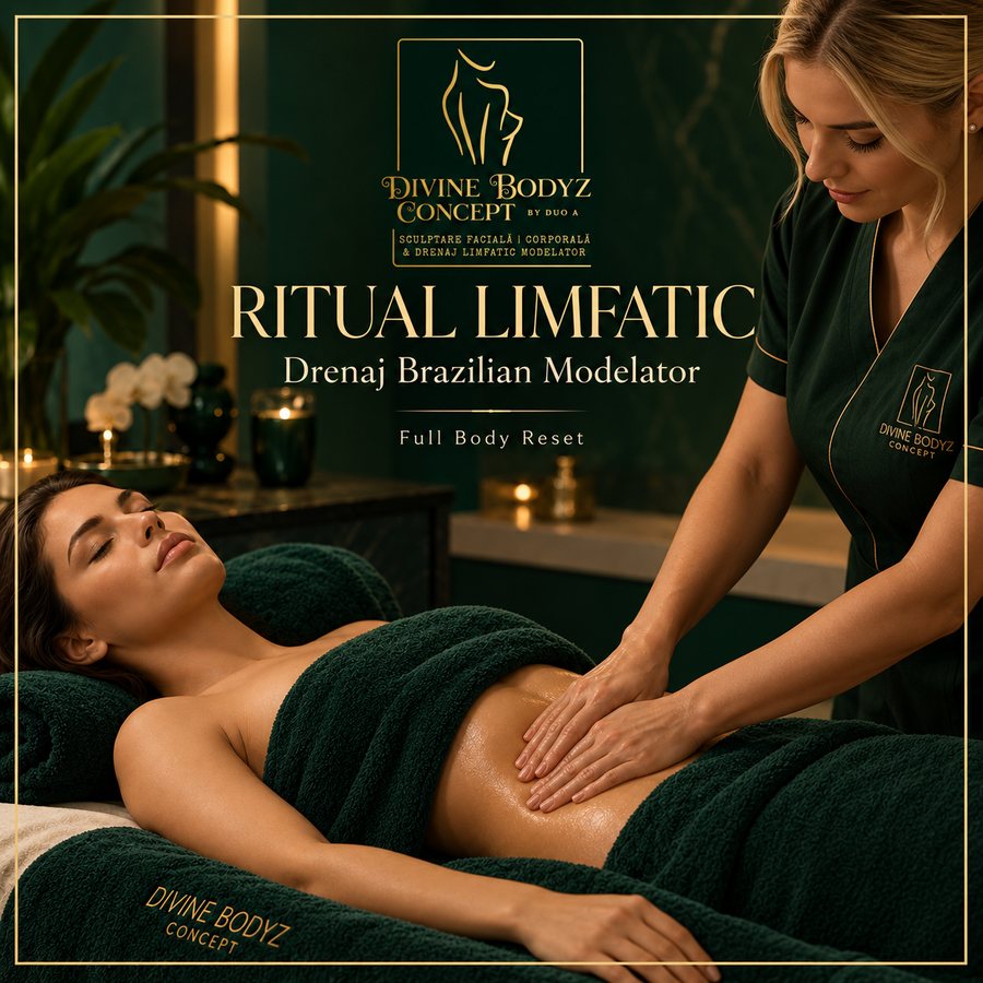 Ritual Limfatic: drenaj brazilian modelator, full body reset